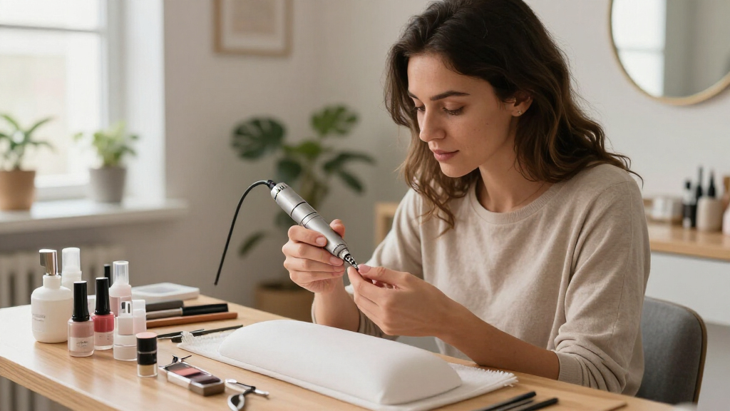 compact battery nail drill pen