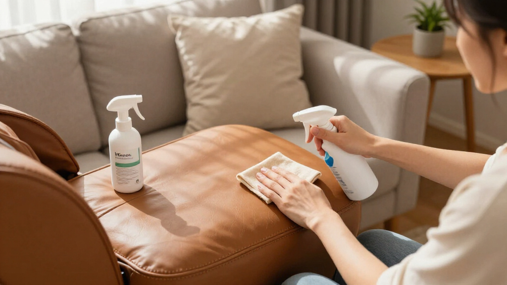 best leather cleaner for massage chair upholstery