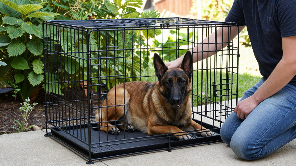 heavy duty dog crate for belgian malinois