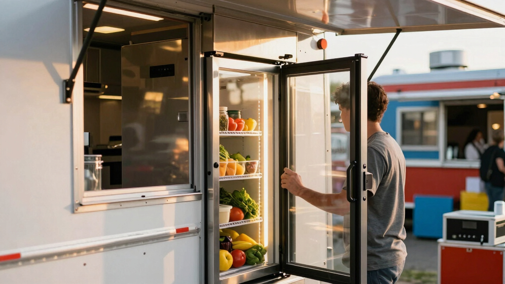 best upright commercial refrigerators for mobile kitchens