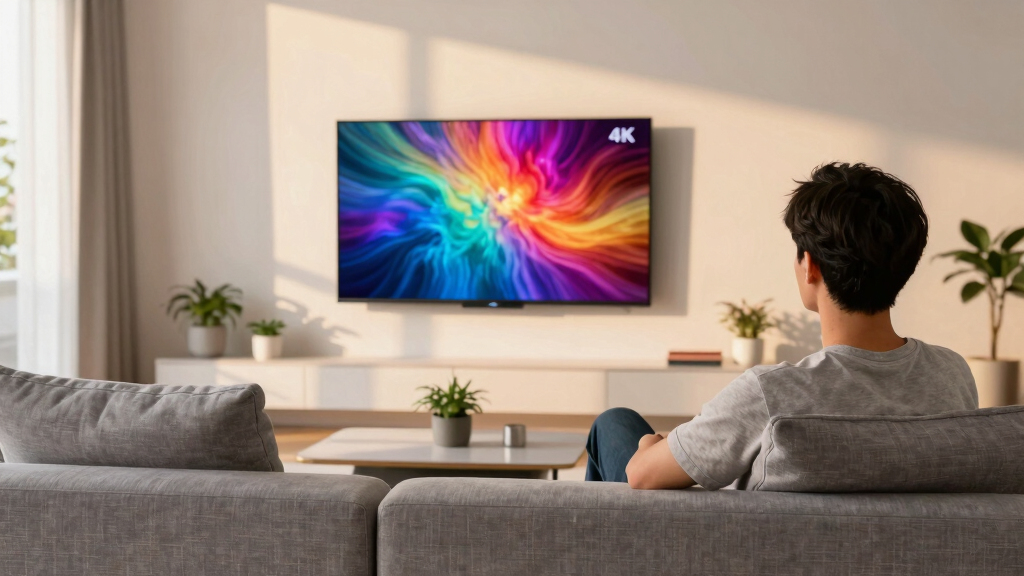 large screen 4K smart TVs