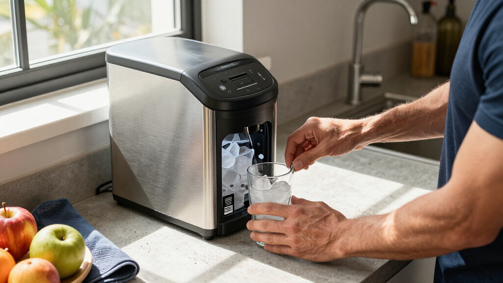 rated undercounter ice maker for athletes
