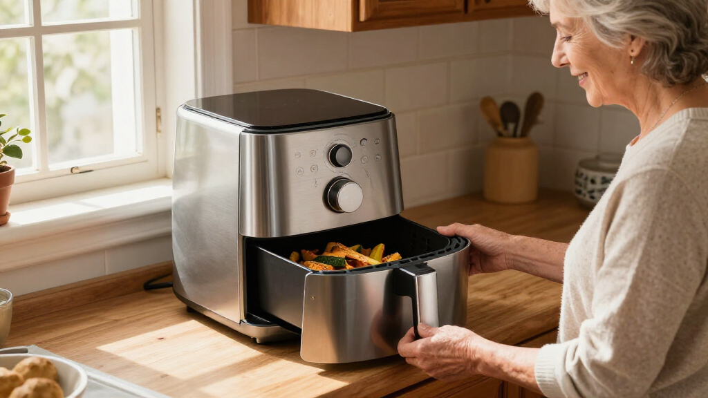 air fryer double door