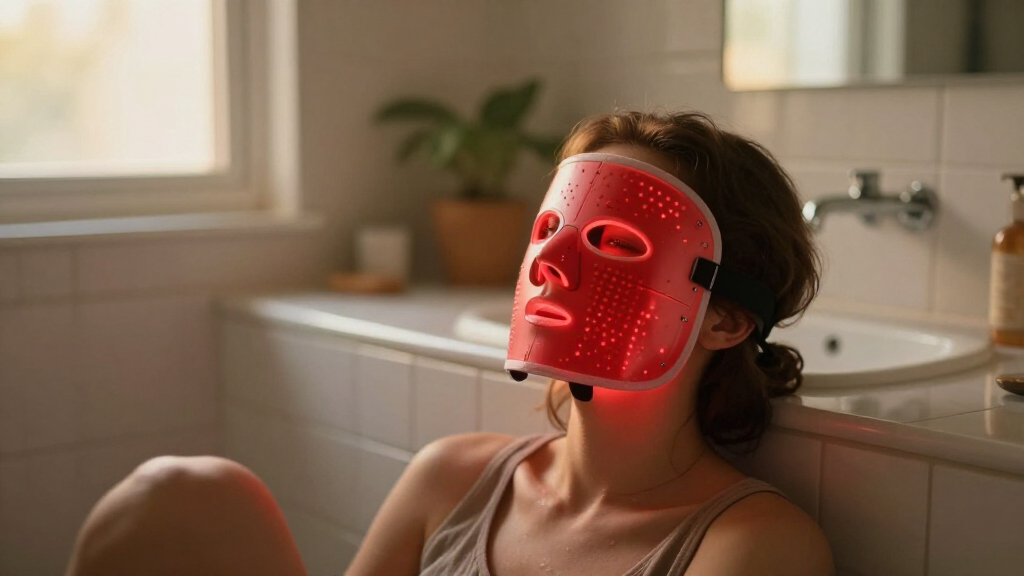 red light therapy mask