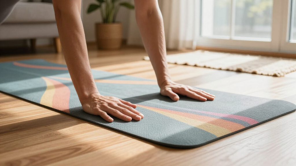 premium yoga mats for joint support