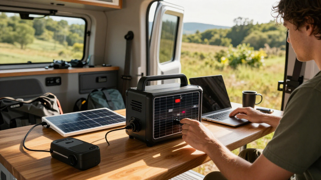 expandable battery power station for vanlife