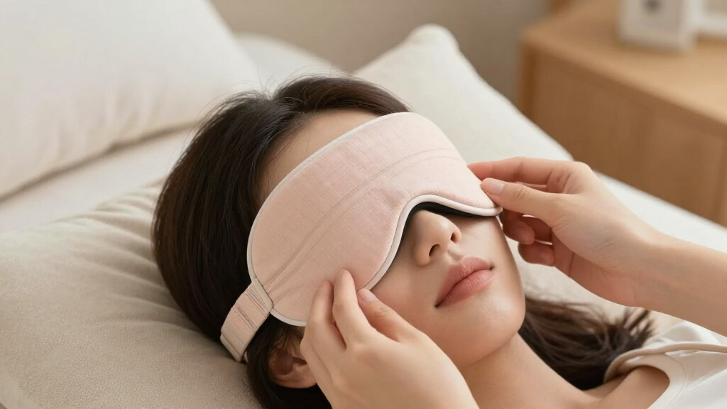 weighted eye masks for relaxation
