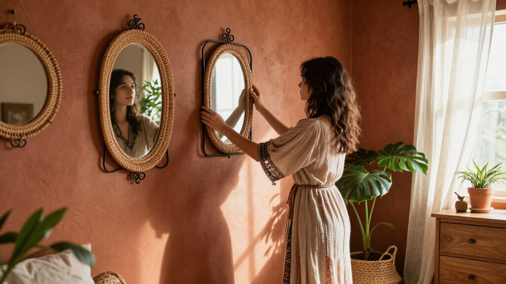 boho style mirrors
