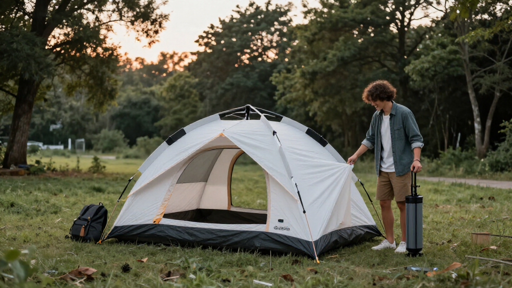best inflatable camping tent