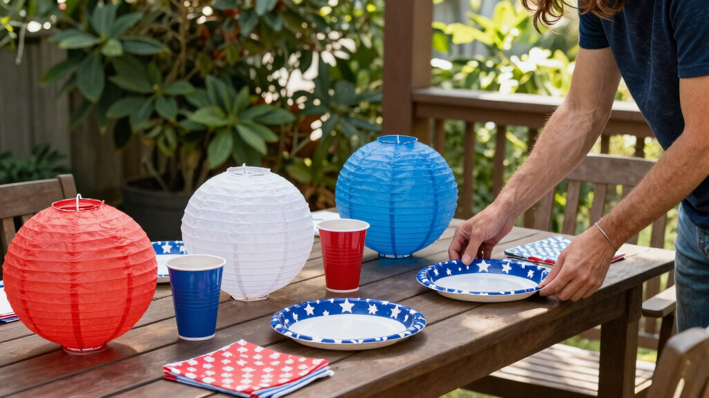 patriotic outdoor party supplies