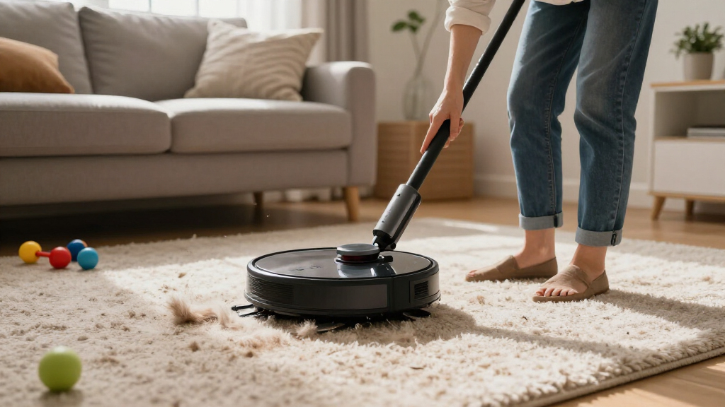 best robot vacuum for pet hair and carpet
