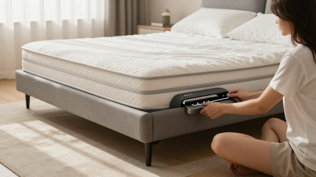 best adjustable bed base with massage