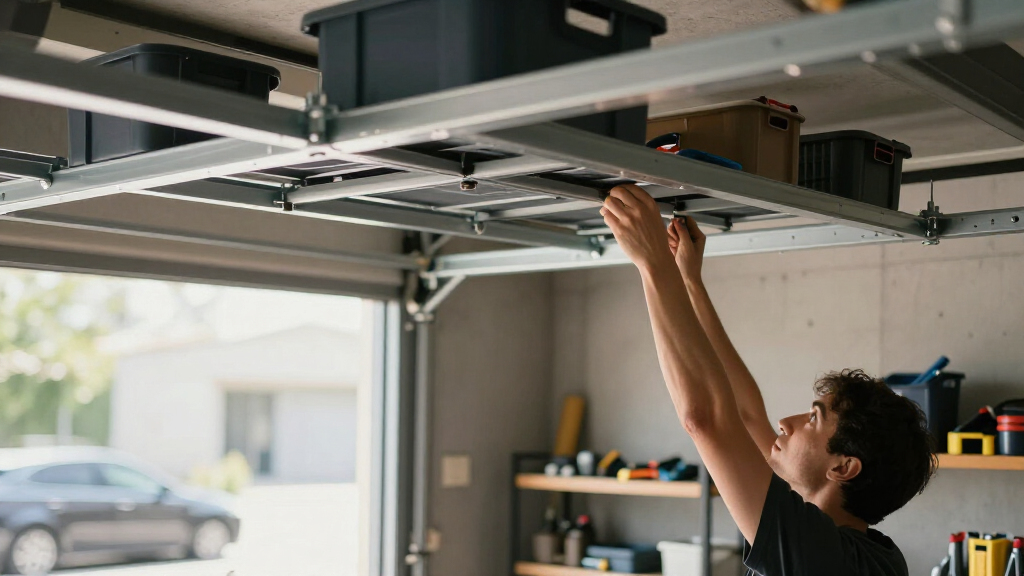 ceiling garage storage racks