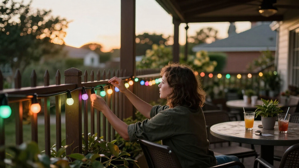 smart LED string lights