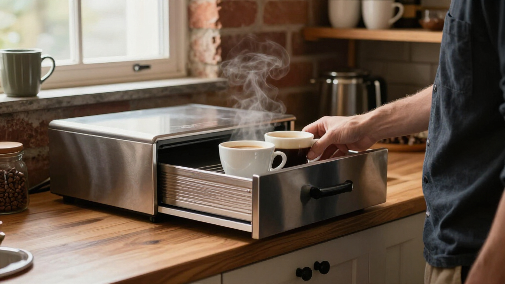 best warming drawer for home coffee bar