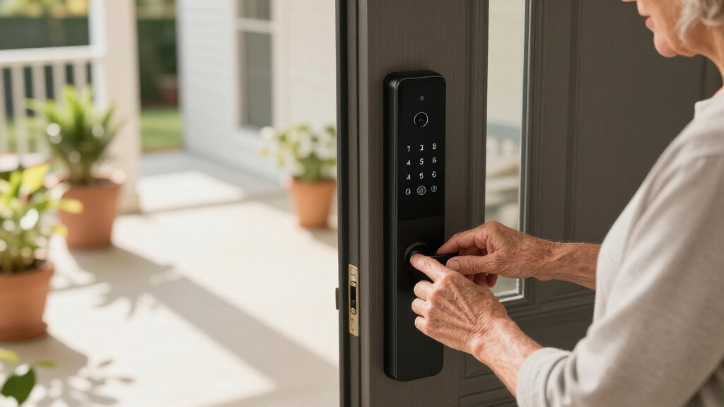 smart locks with fingerprint and keypad