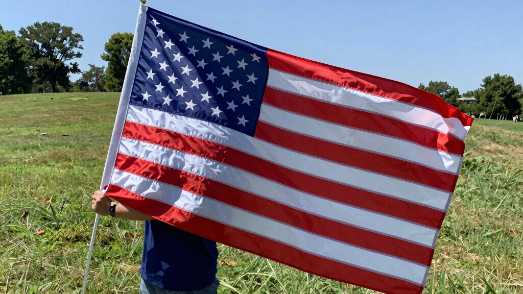 patriotic outdoor flags
