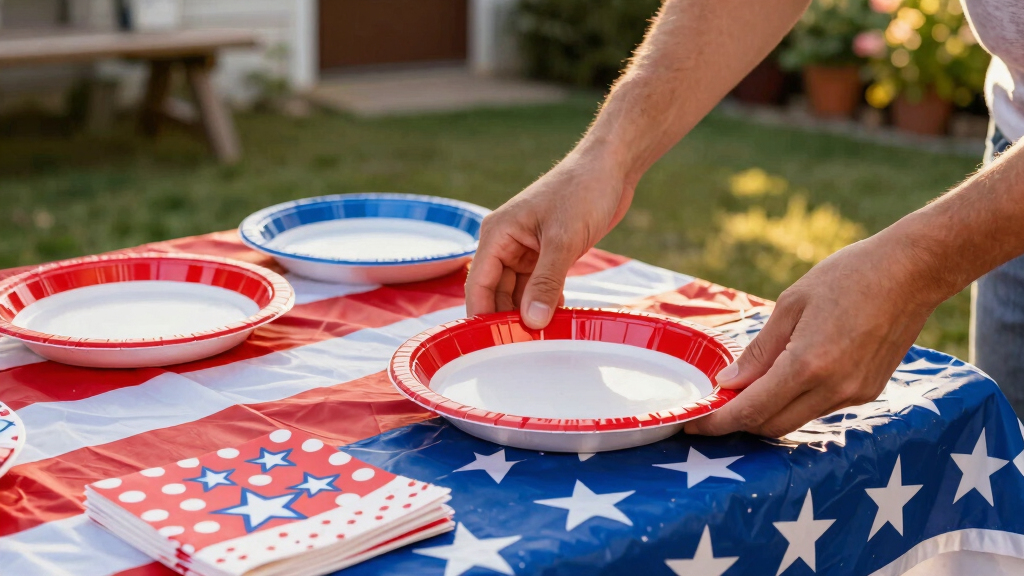 patriotic outdoor party supplies