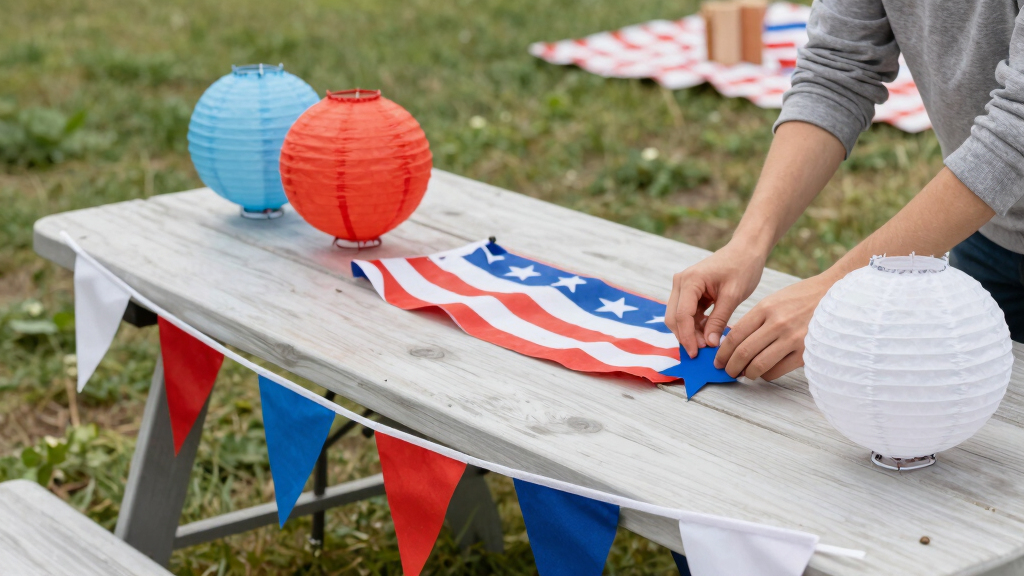 patriotic outdoor party supplies