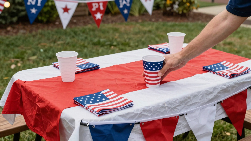 patriotic outdoor party supplies