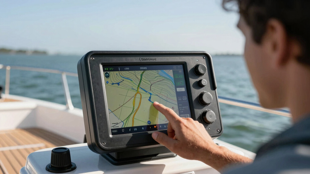 9 inch marine gps chartplotter