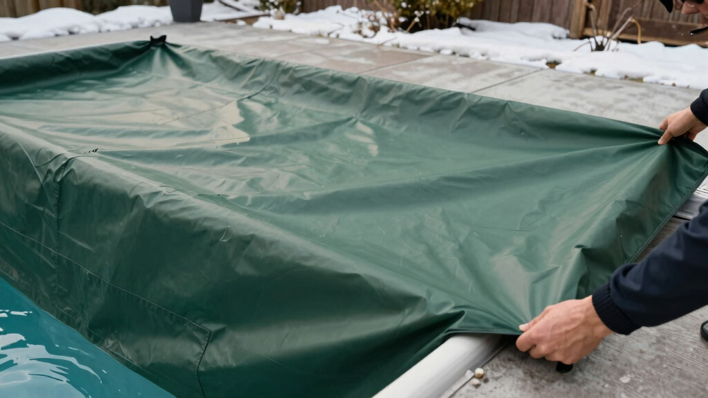 best solid winter pool cover