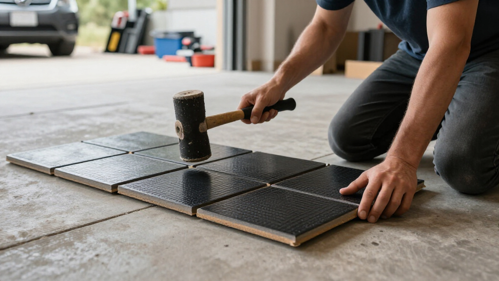 interlocking garage floor tiles heavy duty