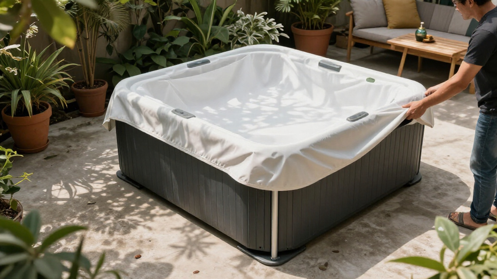 best hot tub cover lifter for small patios