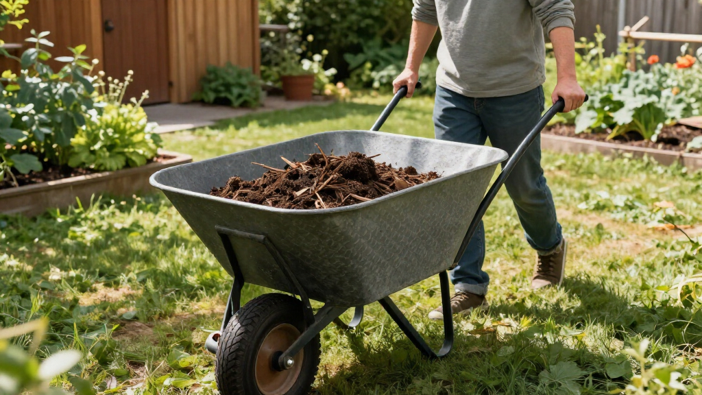 best heavy duty garden cart for soil and mulch