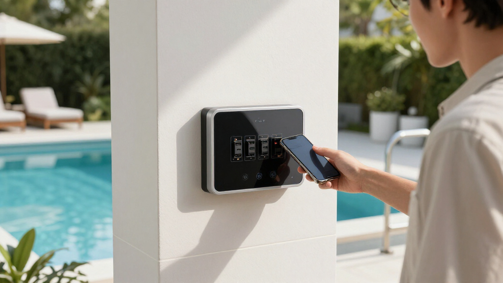 best pool automation panel with relays and actuators