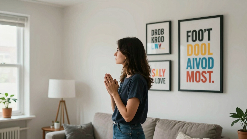 motivational quote wall art