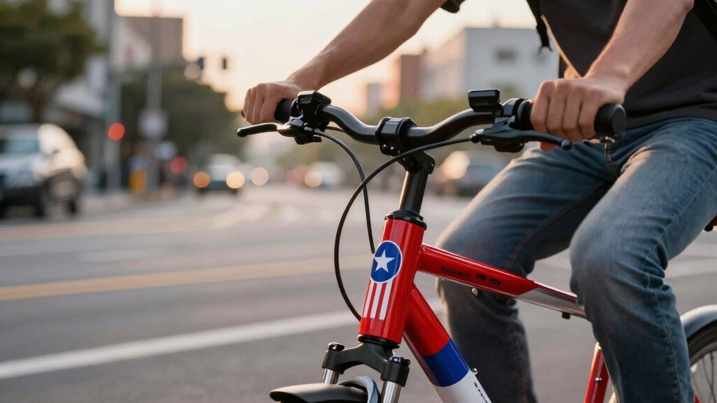 electric bike patriotic decals
