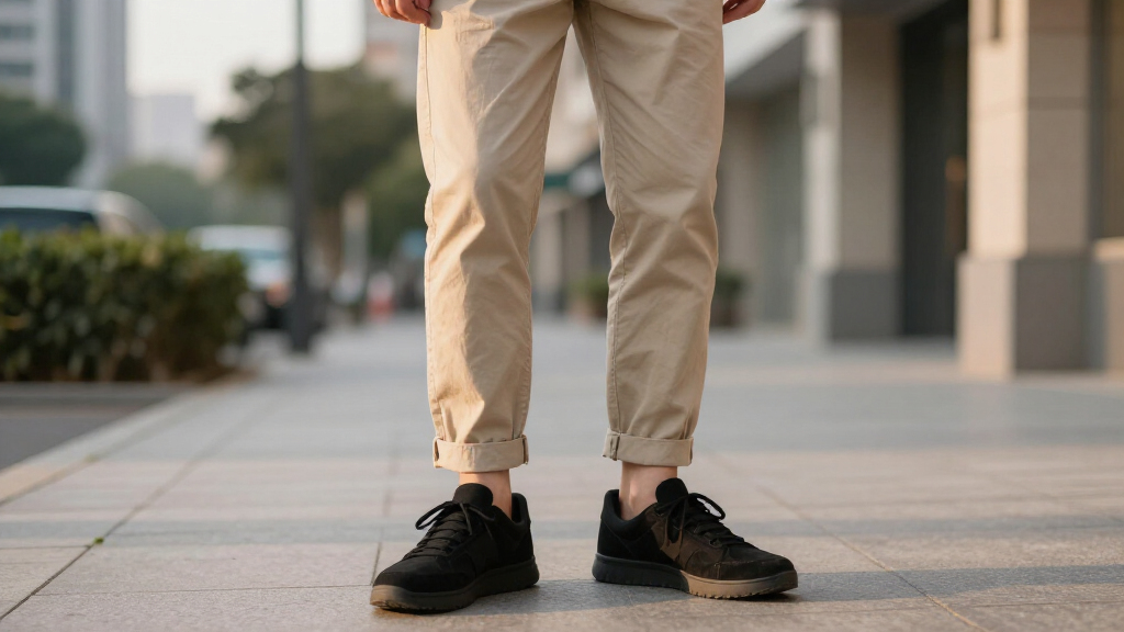 best pants to wear with black sneakers
