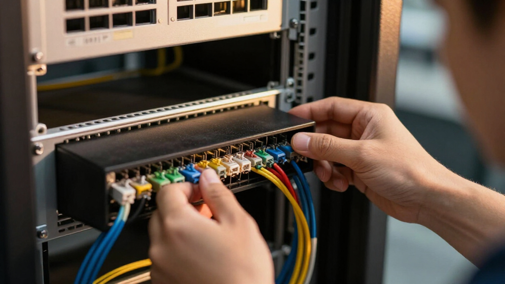 horizontal cable managers for patch panels