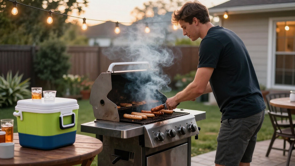tailgating coolers and grills