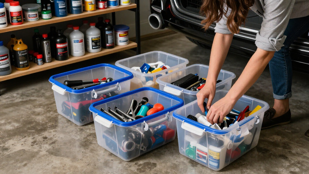car organization storage bins