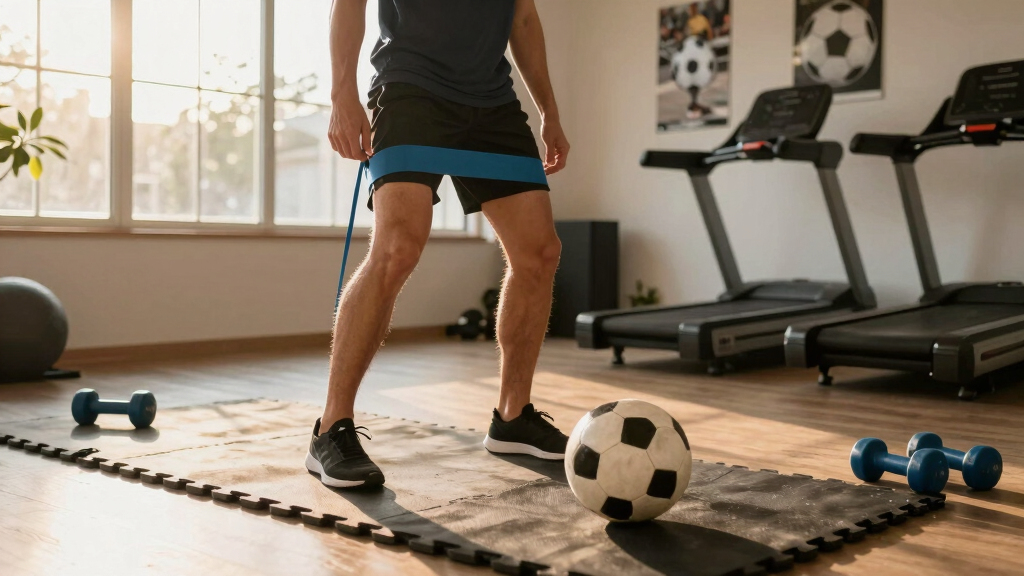 home gym equipment for soccer fans