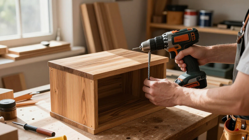 wooden cabinet