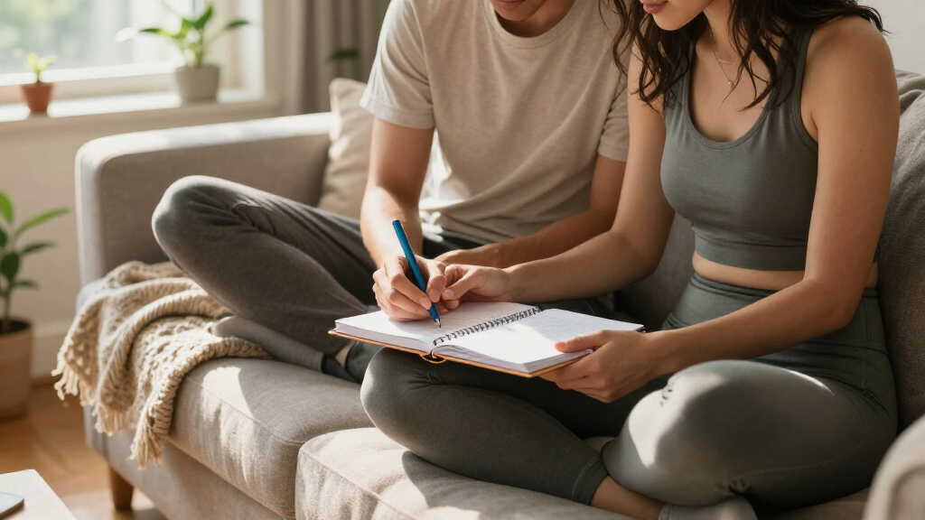 couple mindfulness journals
