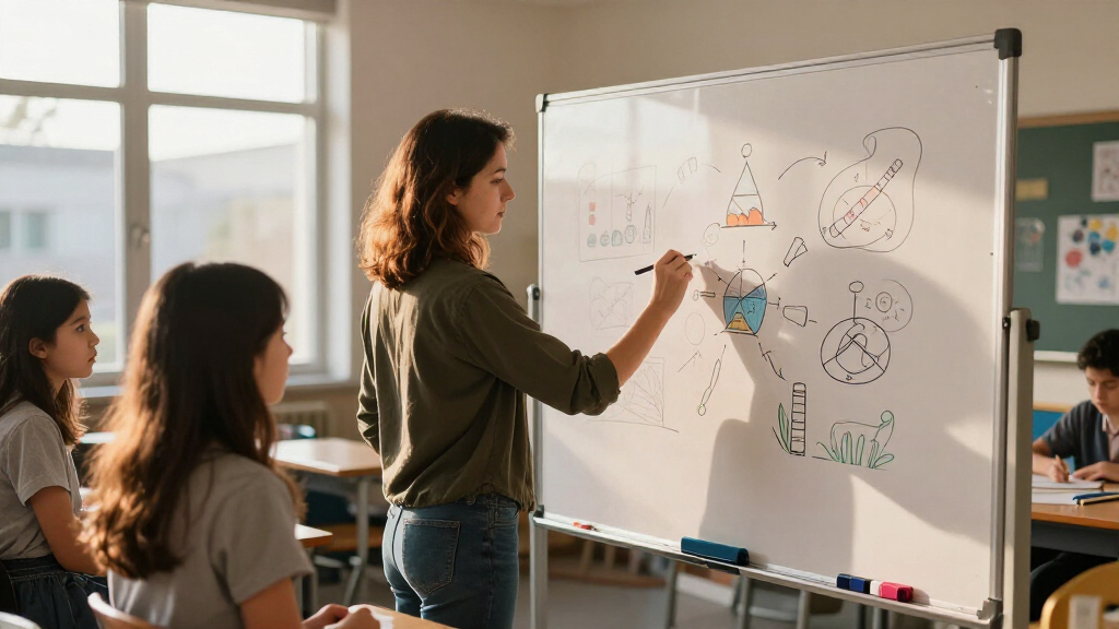 classroom whiteboard easels