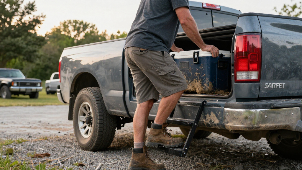 truck bed steps