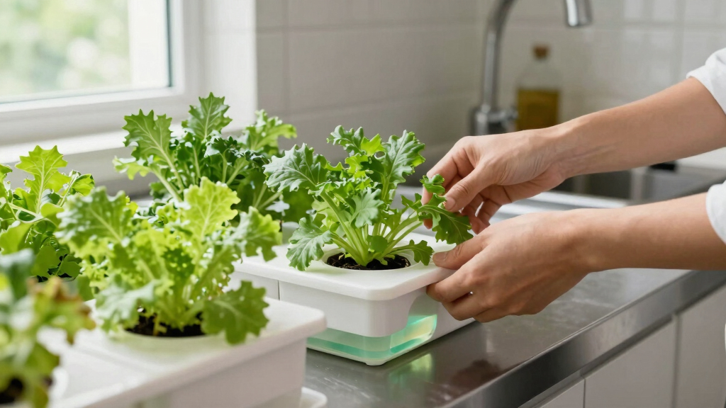 best hydroponic kitchen island garden