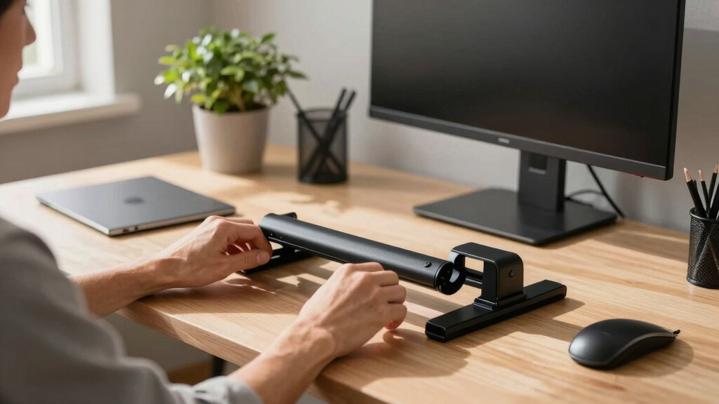 adjustable ergonomic desk riser