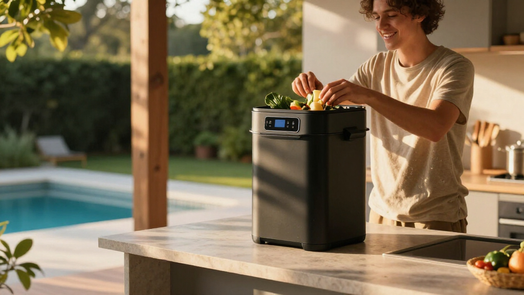 electric compost bin for kitchen