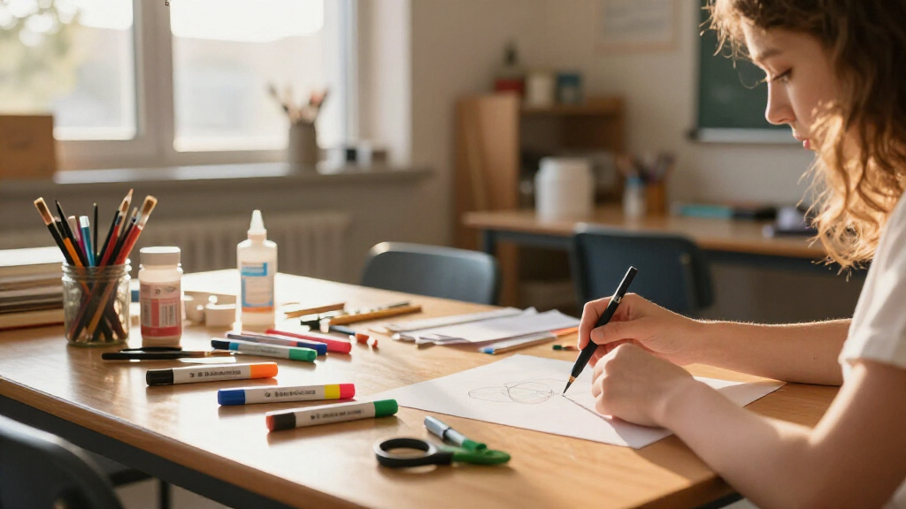 art supplies for school projects