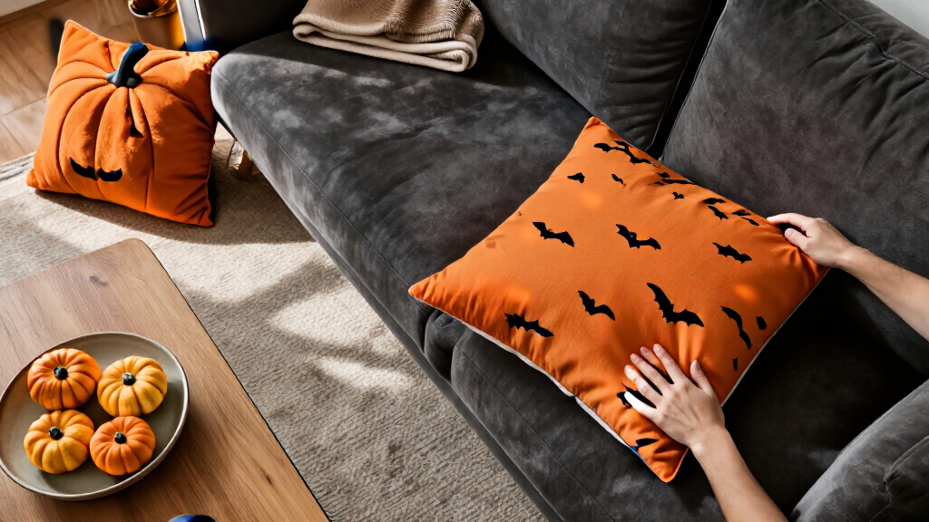 Halloween throw pillow covers