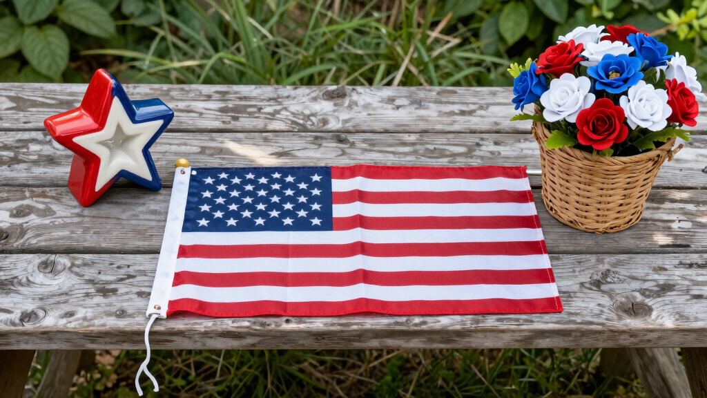 senior-friendly patriotic outdoor decor