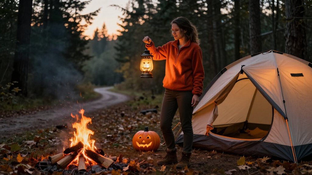 Halloween camping lanterns