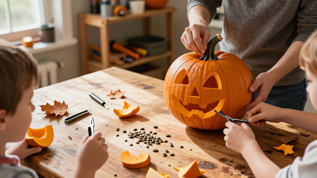 Halloween pumpkin carving kits