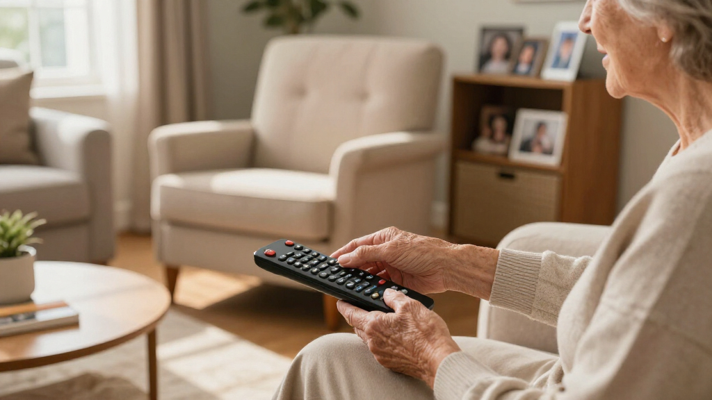 large button remote controls